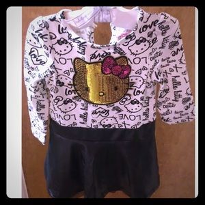 Hello kitty leather dress 12 months